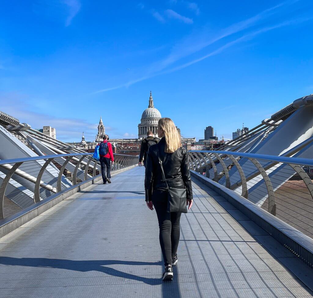 Londen Millenium Bridge