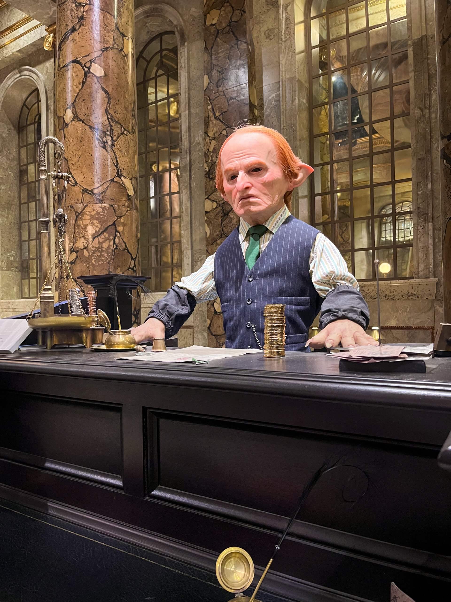 Warner Bros Harry Potter Studio Tour London Goud Grijp