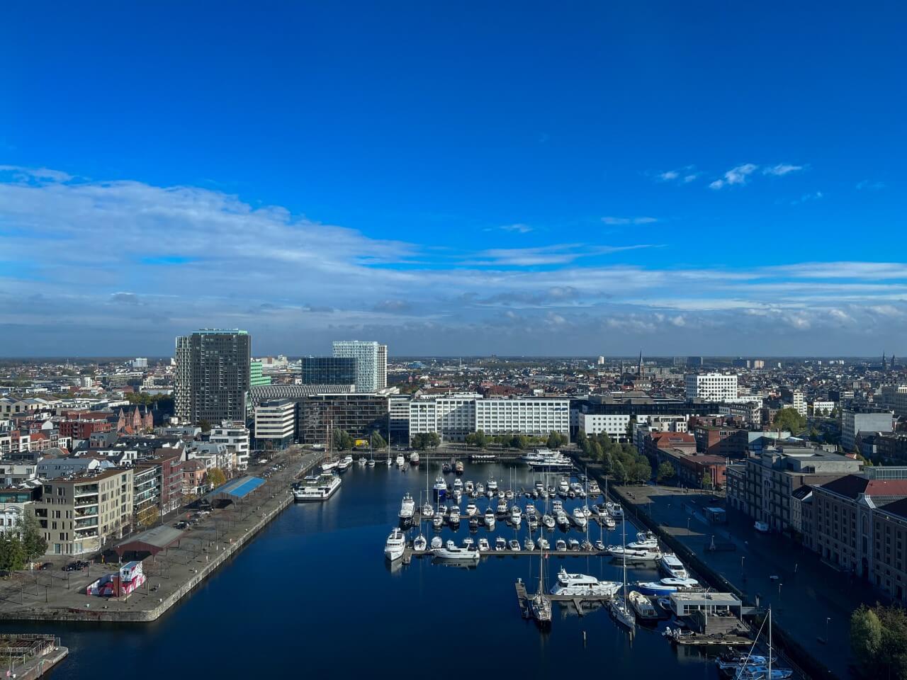 Antwerpen panorama MAS haven