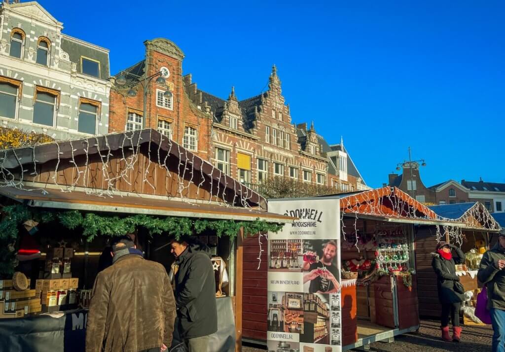Haarlem kerstmarkt Grote Markt
