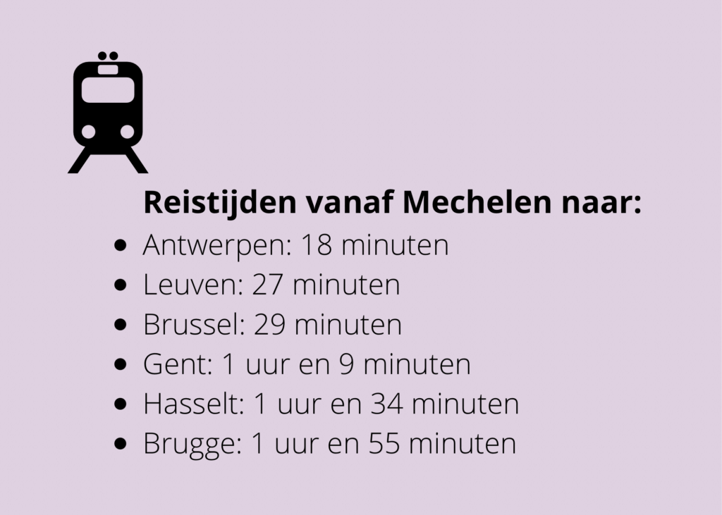 Mechelen treininfo andere steden