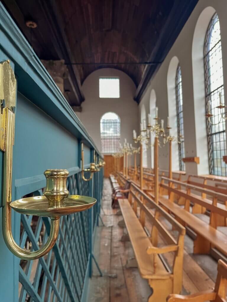 Amsterdam Portugese Synagoge blauwe galerij