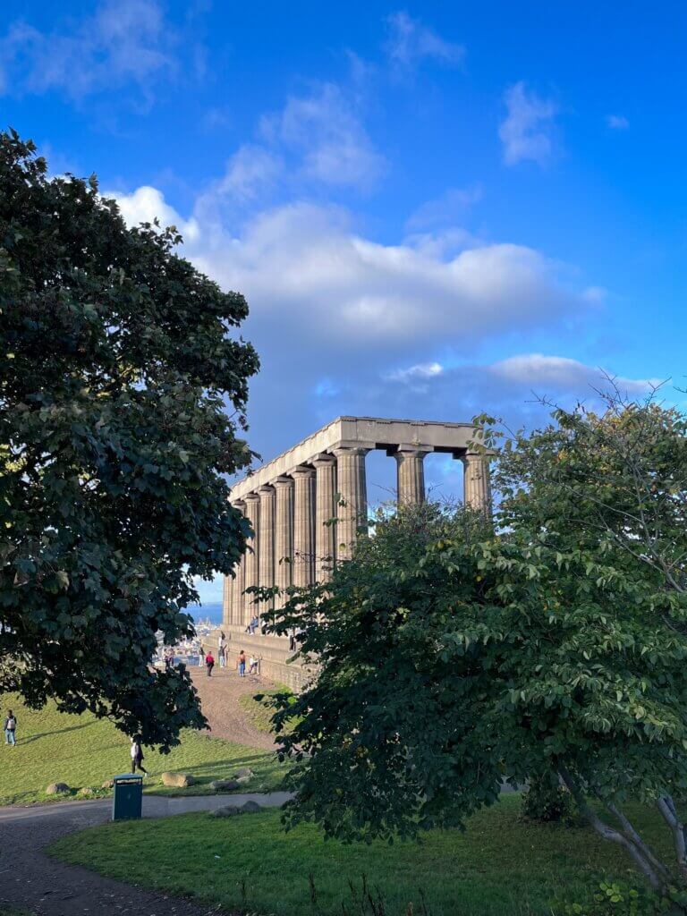 Edinburgh Calton Hill pantheon