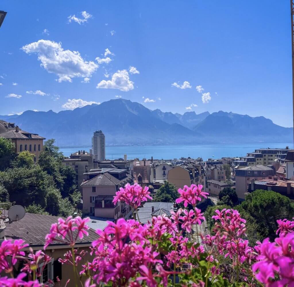 Interrail Montreux uitzichtspunt