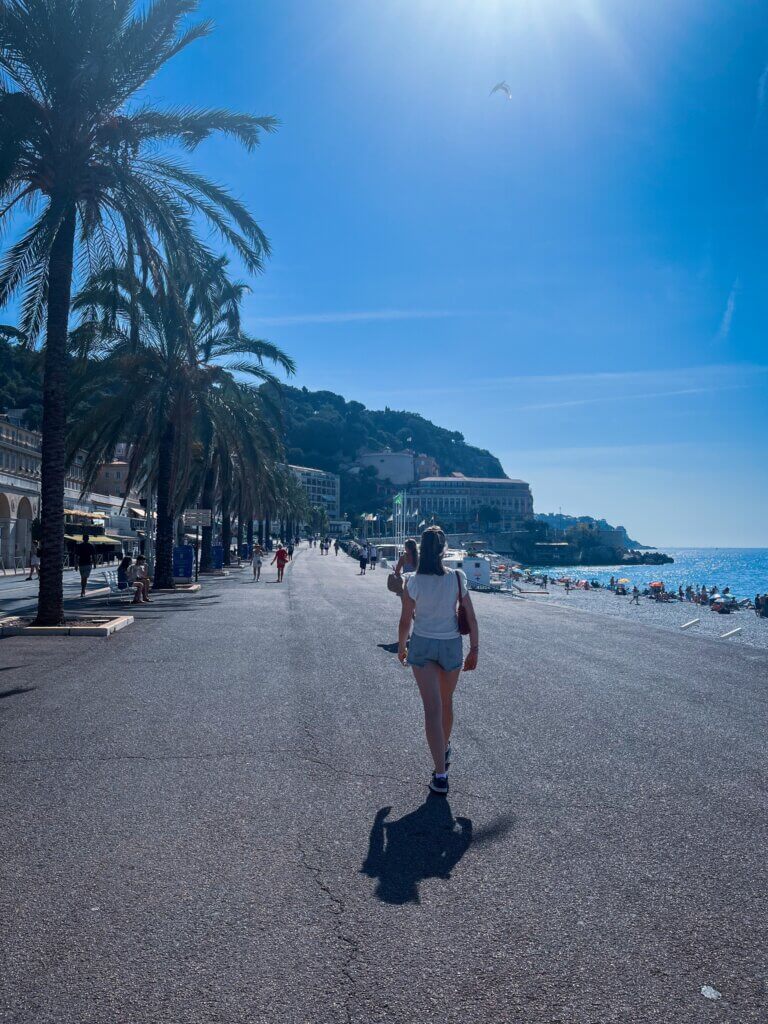 Interrail Nice Promenade des Anglais