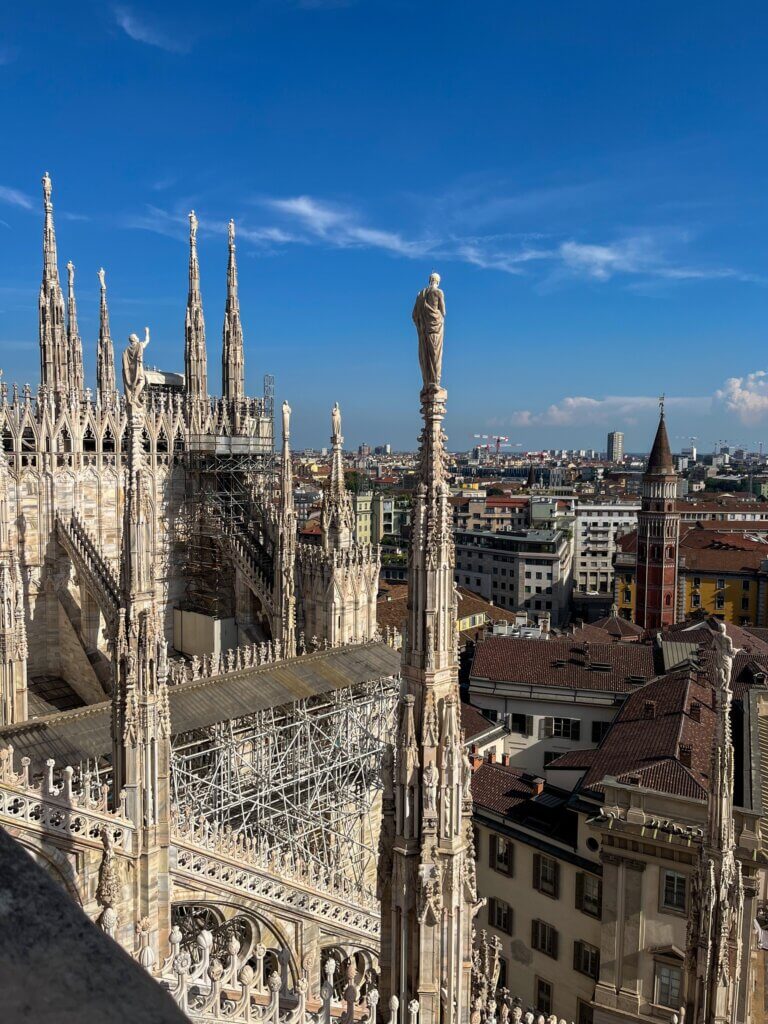 Interrail Route voor 9 dagen Milaan Duomo