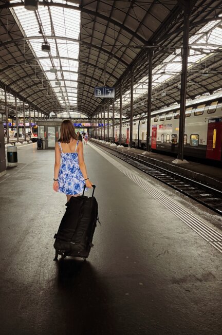 Interrail station Luzern Marit