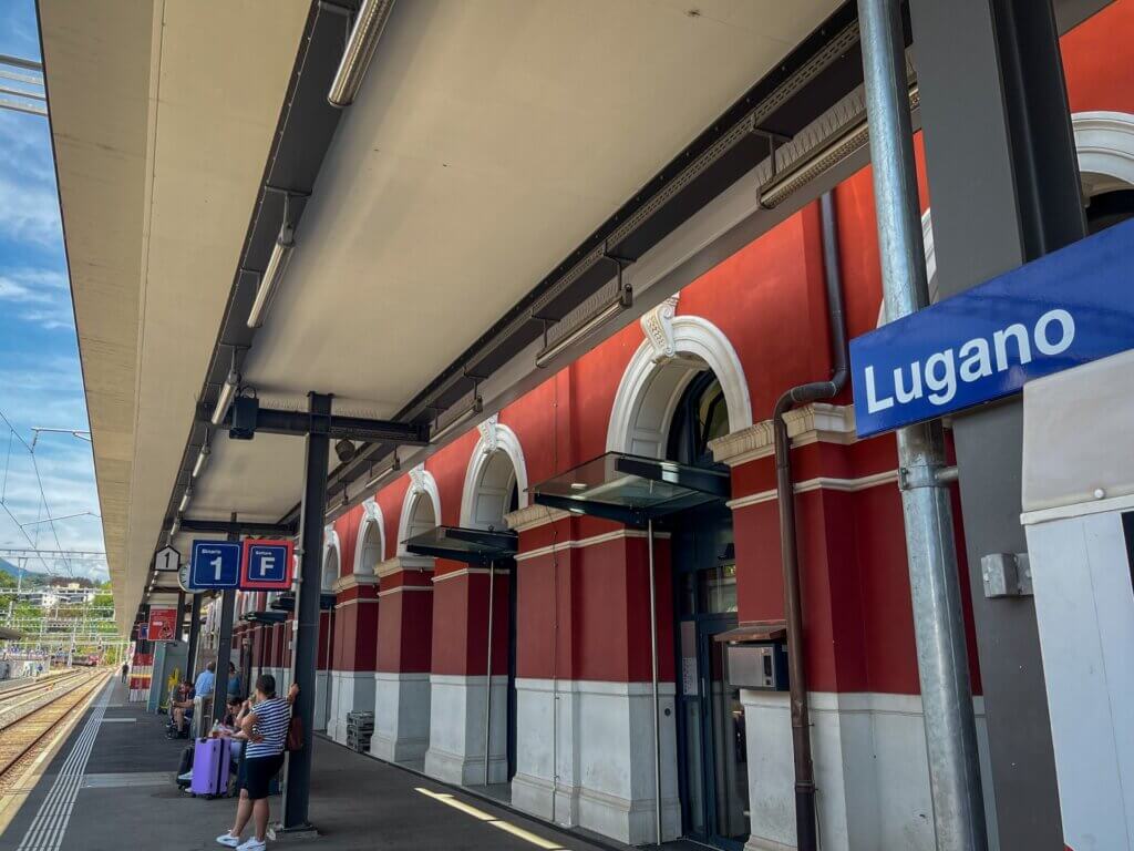 Interrail station Lugano
