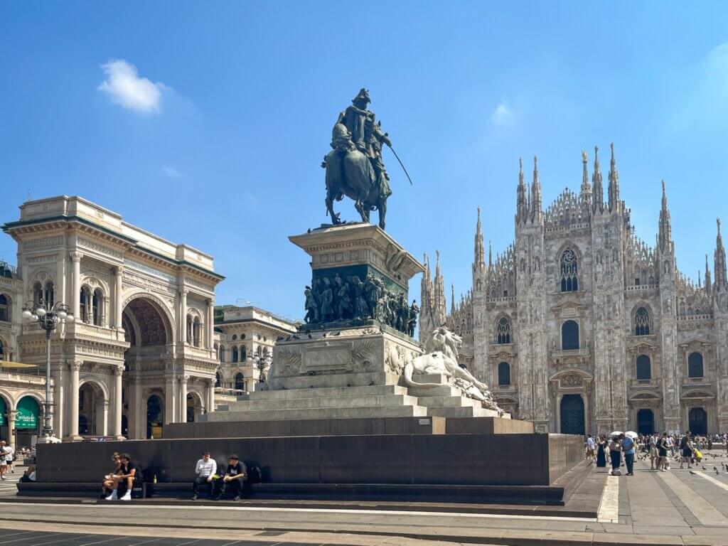 Milaan Piazza del Duomo