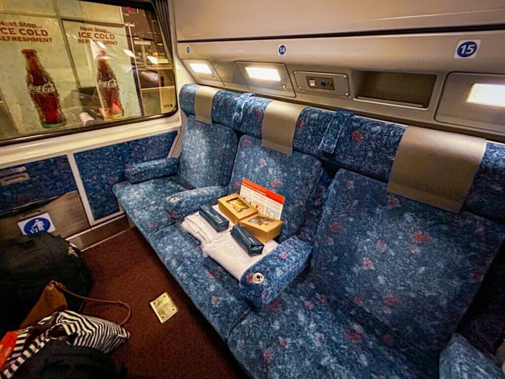 Melbourne-Sydney nachttrein slaapcabine