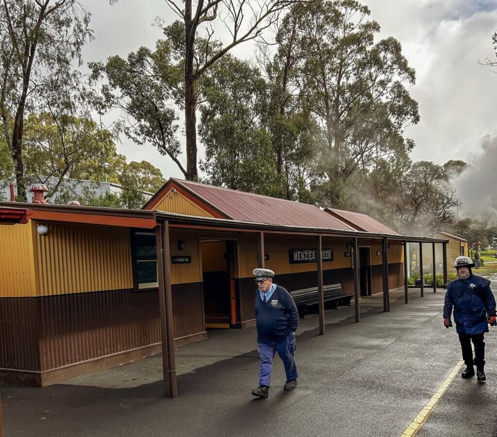 Puffing Billy treinstation Menzies Creek